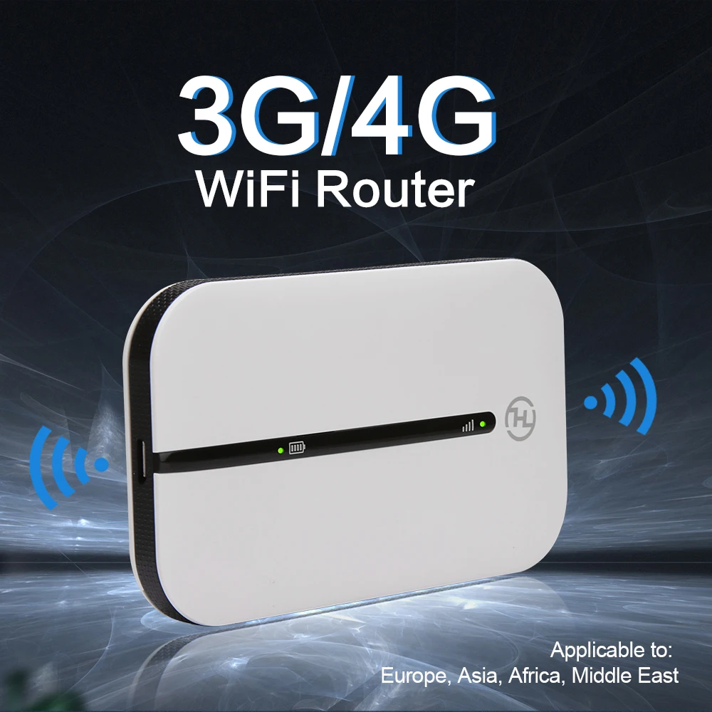 Módem enrutador Wifi 3G 4G LTE, ranura para tarjeta Sim 4G, punto de acceso Wifi, Router con batería de litio de 150Mbps, desbloqueado