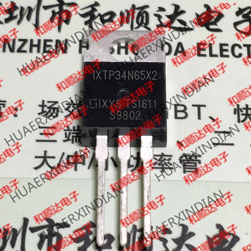 5 шт., новые оригинальные кнопки IXTP34N65X2-220 650V 34A