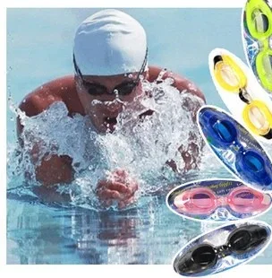 

Goggles Swimming Goggles Cardboard Swimming Glasses Extra-value (Earplug + Nasal Splint + Goggles) Three-piece Set Adult