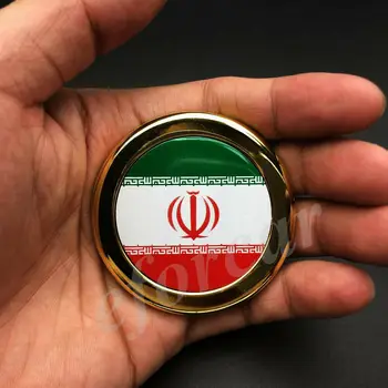 

3D Gold Iran Iranian Flag Car Emblem Badge Motorcycle Gas Tank Decals Sticker