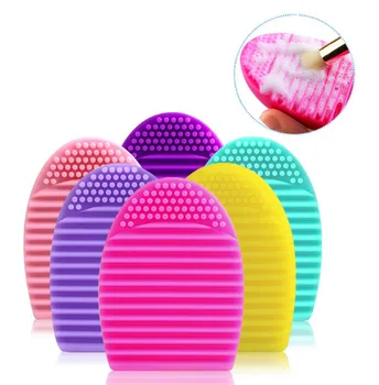 

1PC New Silicagel makeup Brush Cleaning Washing Tools Board Cosmetics Makeup Brushes Scrubber Board Washing Brush Cleaner Tool
