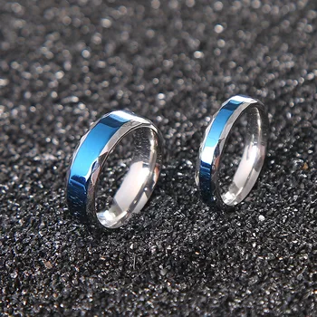

temperament ring ring New personality mix and match combination titanium steel ring female
