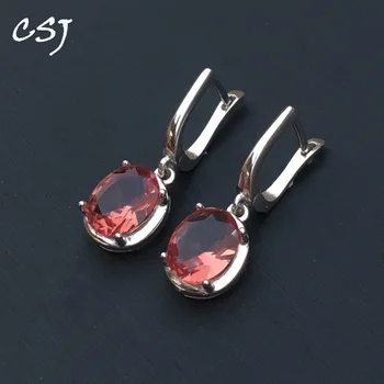 

CSJ Zultanite Earrings in 925 Sterling Silver Color Change Diaspore Stone Earrings for Women Fine Jewelry Party