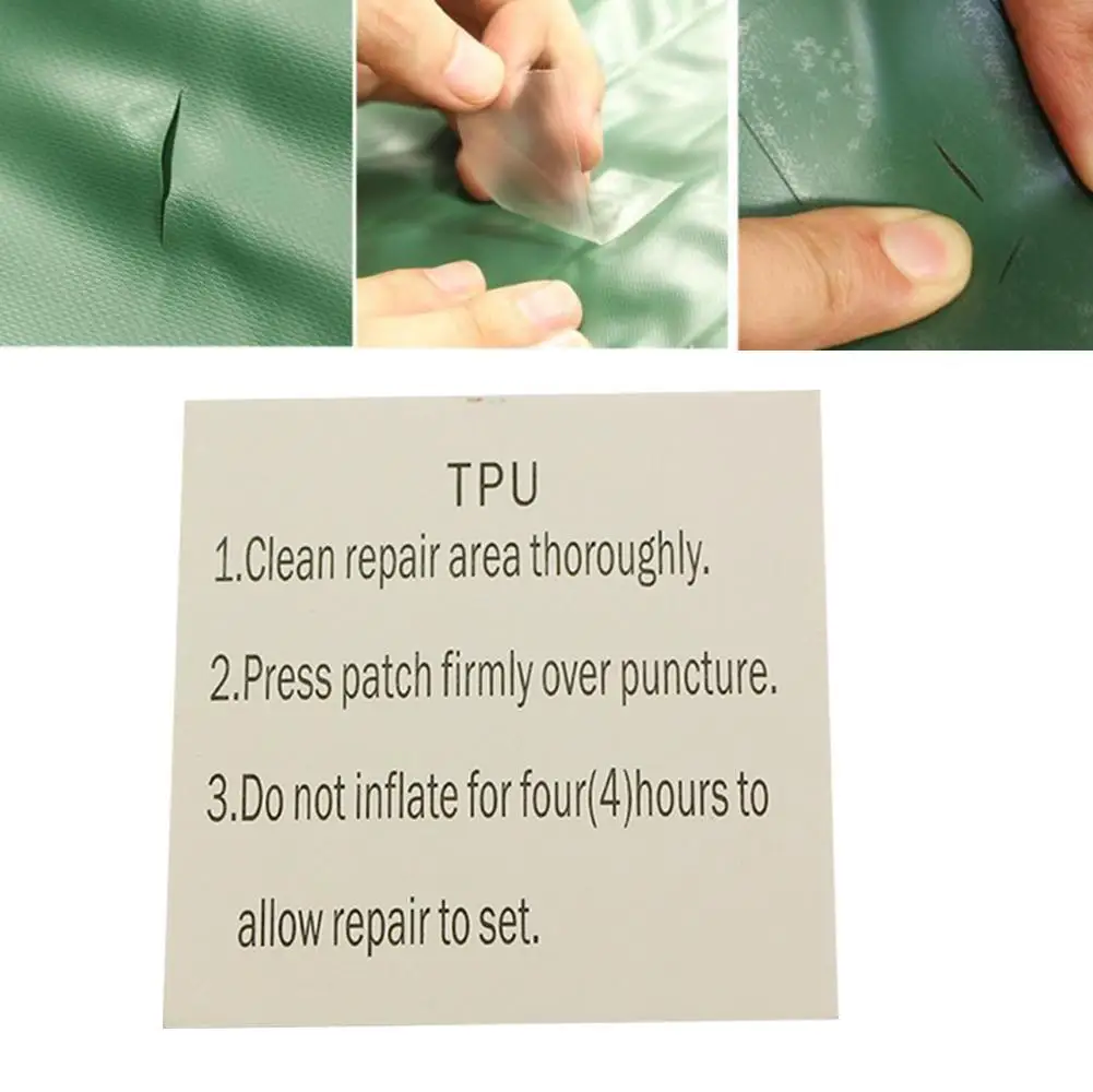 

10pcs Swimming Float Repair Kit PVC Puncture Repair Patch Glue Kit Adhesive For Inflatable Toy Pool Float Air Bed Dinghies