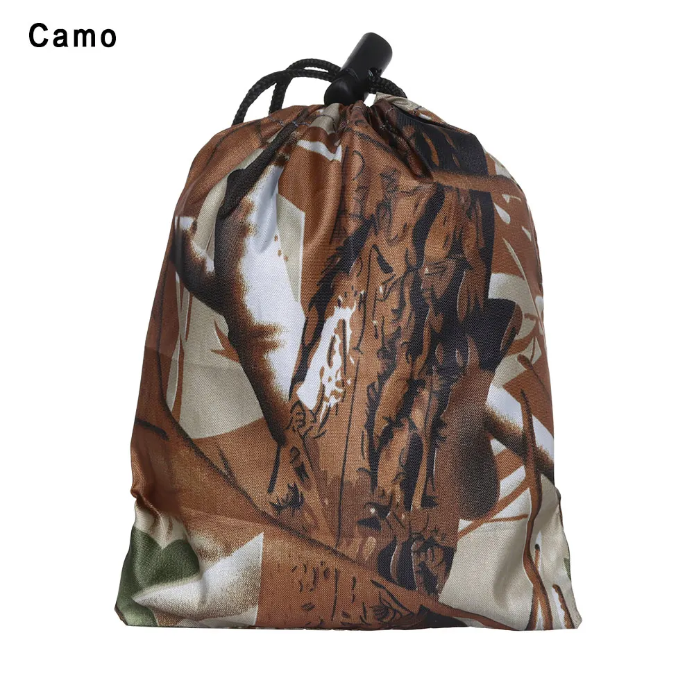 1 PC Portable Multicolor Organizer Bag Fits 20-80L Backpack Rain Cover Waterproof Anti-tear Package Anti-UV Camouflage - Цвет: camo