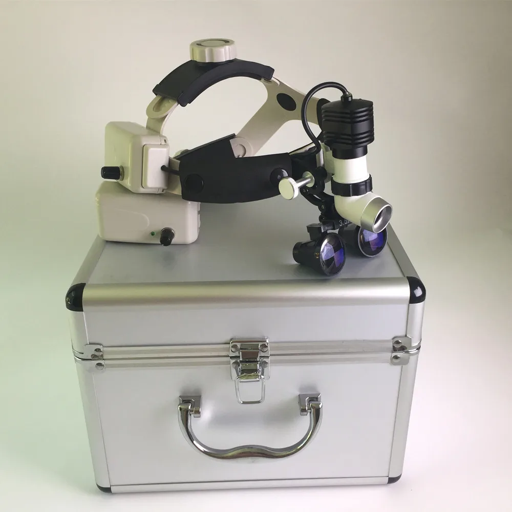 

2.5/3.5X Medical Loupes Magnifier Dental Surgical Medical LED 5W Headlamp Head Light ENT Stomatology Plastic Surgery Pet Clinic