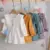 0-5Y Toddler Kids Baby Girl Осеннее платье С оборками с Длинным Рукавом Твердые хлопчатобумажные льняные Вечерние Повседневные Платья Одежда