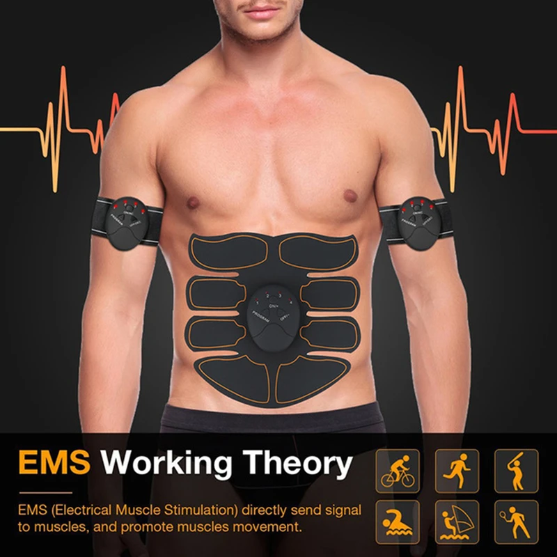 EMS беспроводной мышечный Стимулятор умные подарки приносят здоровое тело Электрические наклейки для потери веса пояс для похудения Прямая поставка