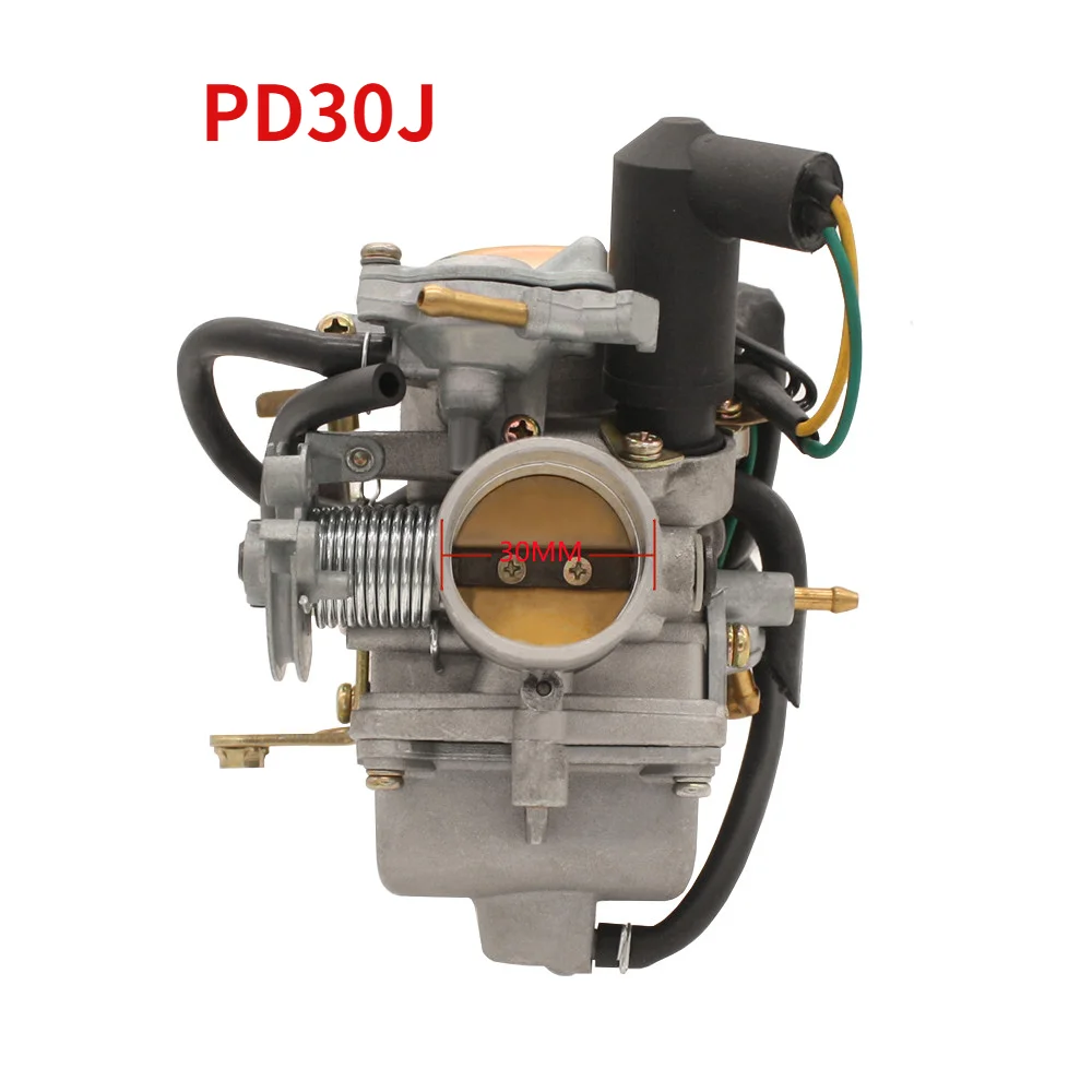 Карбюратор PD30J 30 мм 250 куб. См с E-дроссельной катушкой CF250 CH250 CN250 GY6 спираль Roketa
