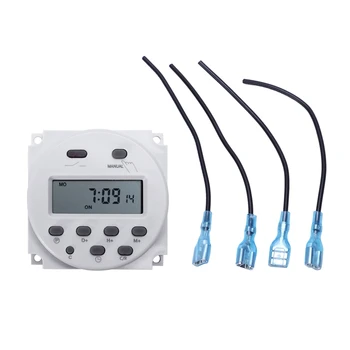 

12V AC / DC Time Switch - Programmable Digital LCD Display Timer -CN101A