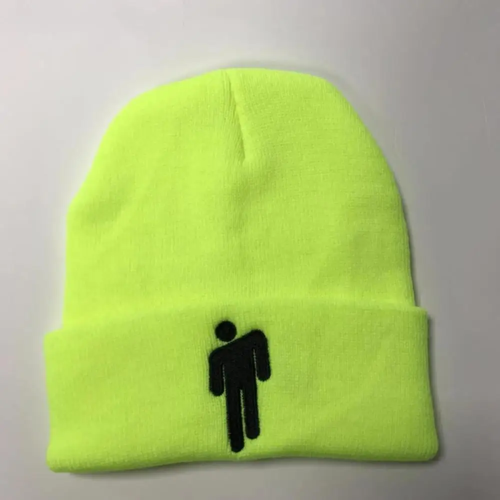 NXYY Billie Eilish Beanies, шапки с манжетами, простая вязаная шапочка, теплые зимние вязаные шапки, одноцветные шапки в стиле хип-хоп для женщин, Casquette Gorras Mujer