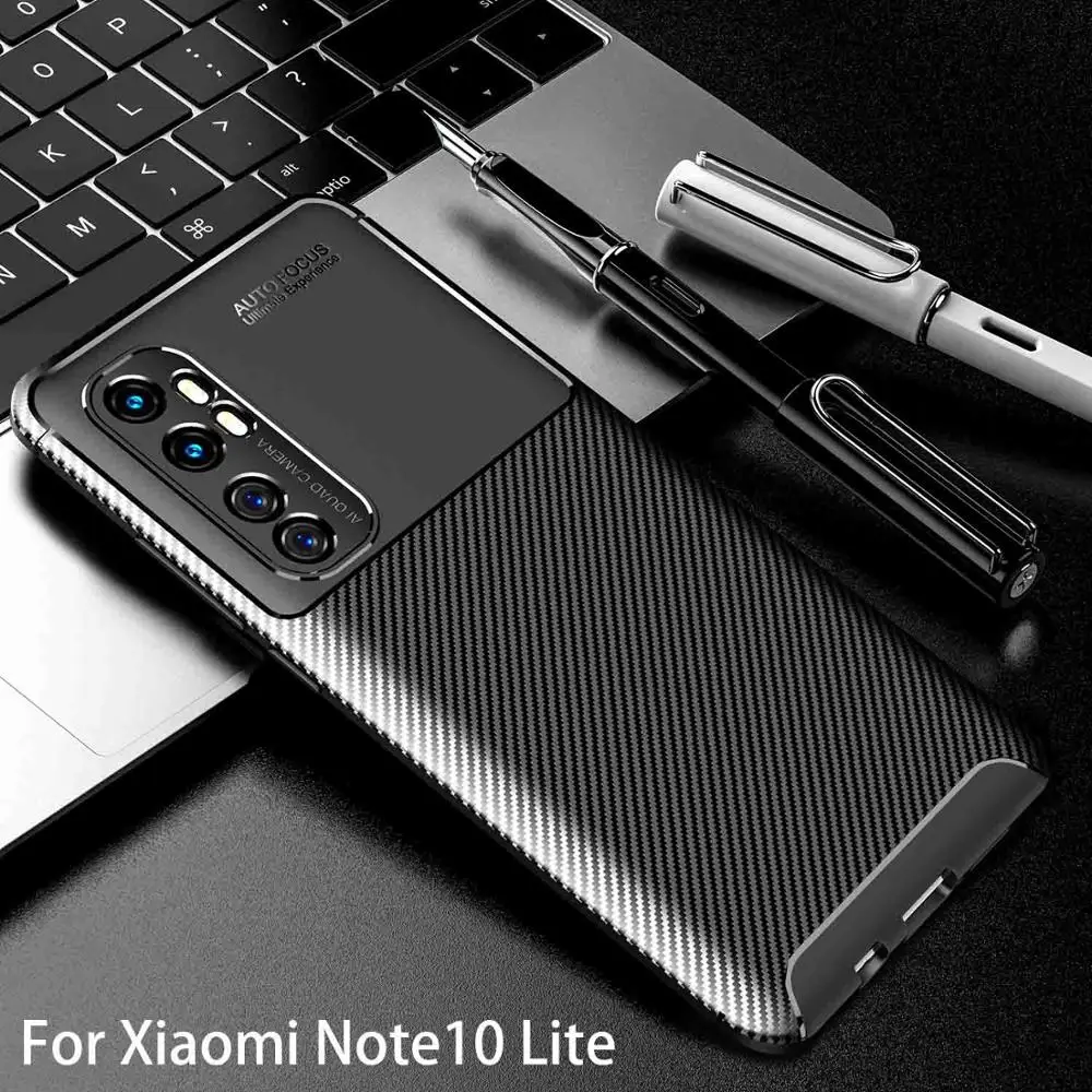 Чехол для xiaomi mi note10 lite задняя крышка ksiomi note 10 Lite защитные аксессуары мягкий
