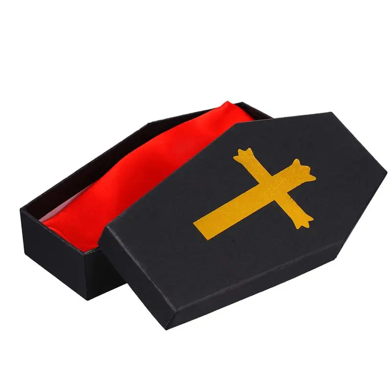 1pc Halloween Coffin Shape Storage Boxes Jewelry Boxes Gift Packaging Cases