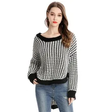 New O Neck Long Sleeve Women Sweater Autumn Winter Knitted Ladies Jumpers Casual Loose Female Pullovers 2020 Roupa Feminina
