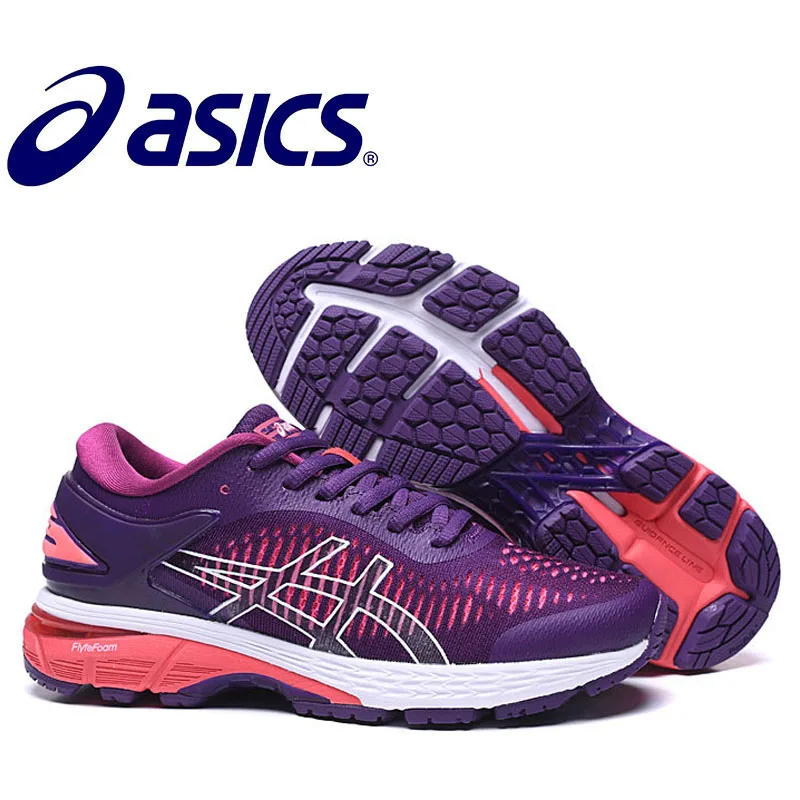 Оригинальная женская обувь Asics-Kayano 25 дышащая устойчивая обувь для бега уличная теннисная обувь Asics-gel kayano 25