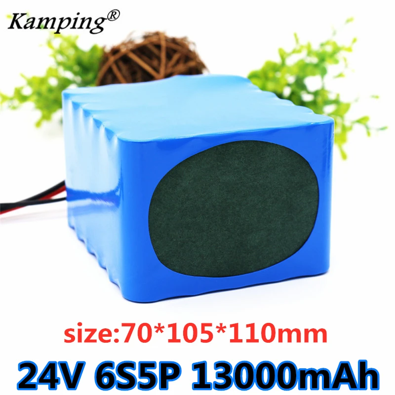 

24V Lithium ion Battery Pack 6s5p 25.2v 13000ah 18650 Rechargeable Battery is Suitable For Electric Bicycle Electronic Equipment