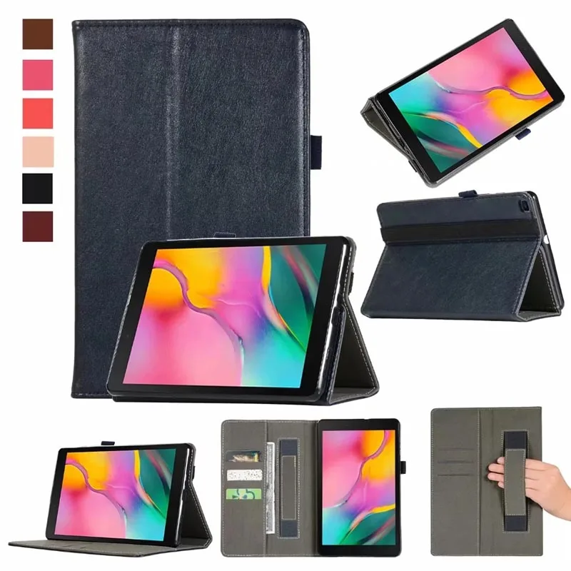 Для Samsung Galaxy Tab A 8,0 Чехол Премиум кожаный чехол с подставкой Чехол для Galaxy Tab A 8,0 дюймов SM-T290 T295 планшет