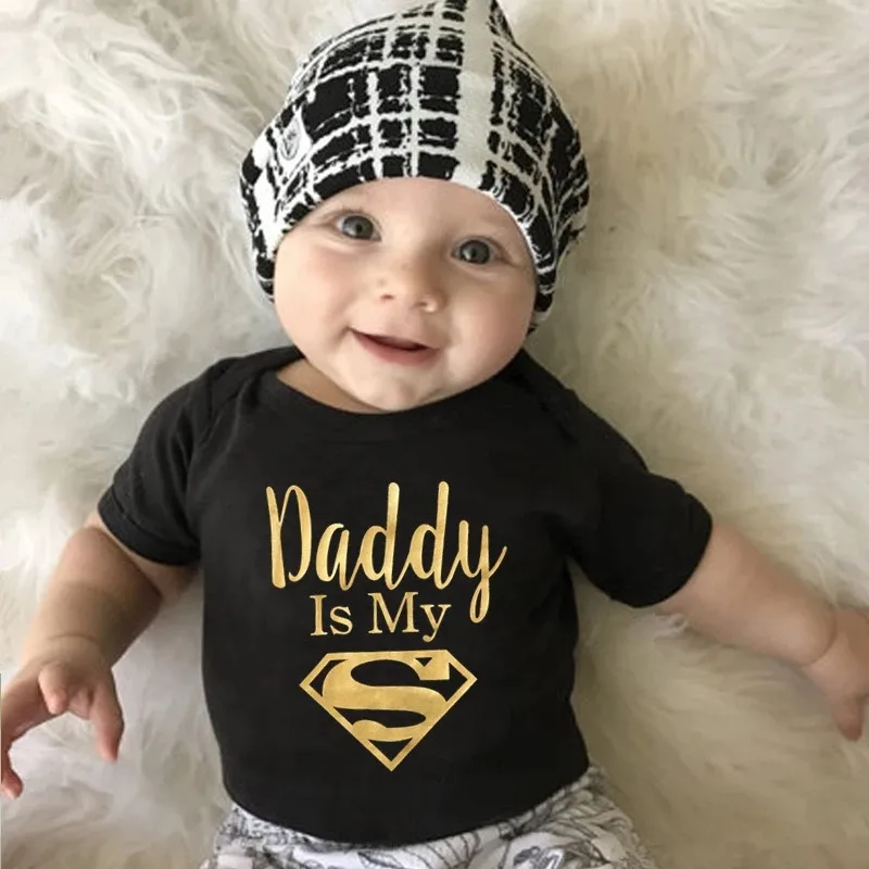 Baby Jumpsuit Sleepwear Romper Onesies Funny Daddy Infant Newborn Baby-Boys-Girls Casual