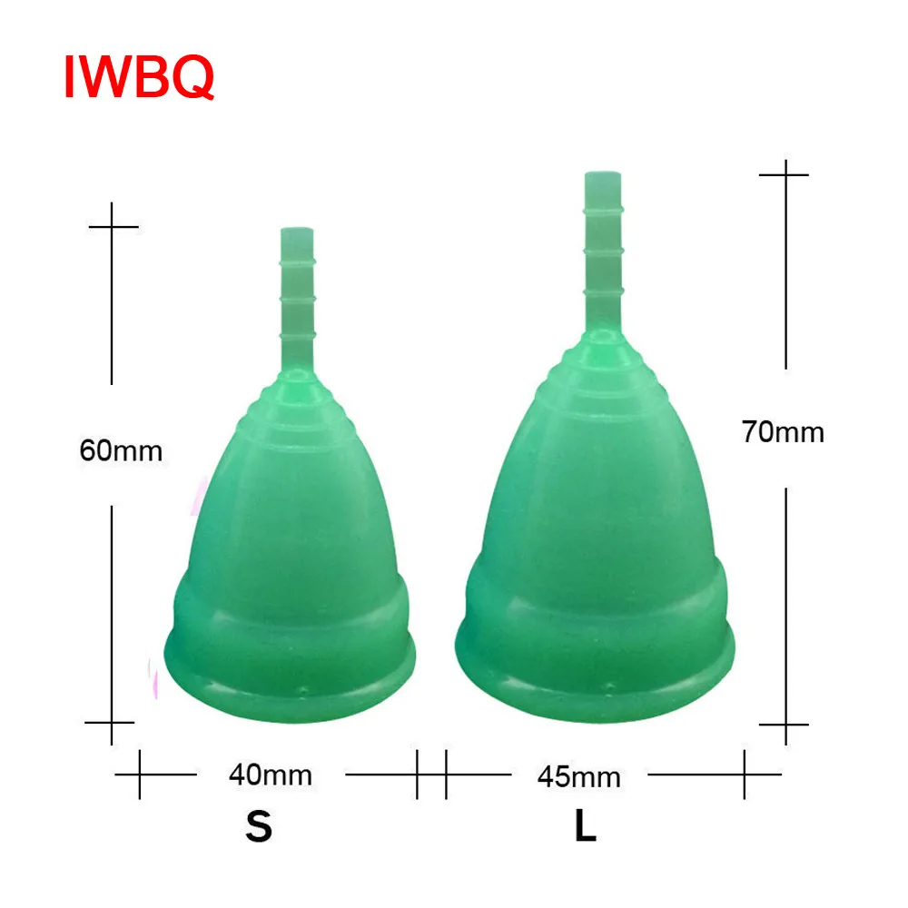 IWBQ Feminine Hygiene Product Copa Menstrual Cup Medical Silicone Soft Menstrual Cup for Women Health Care Beauty& Health1pcs