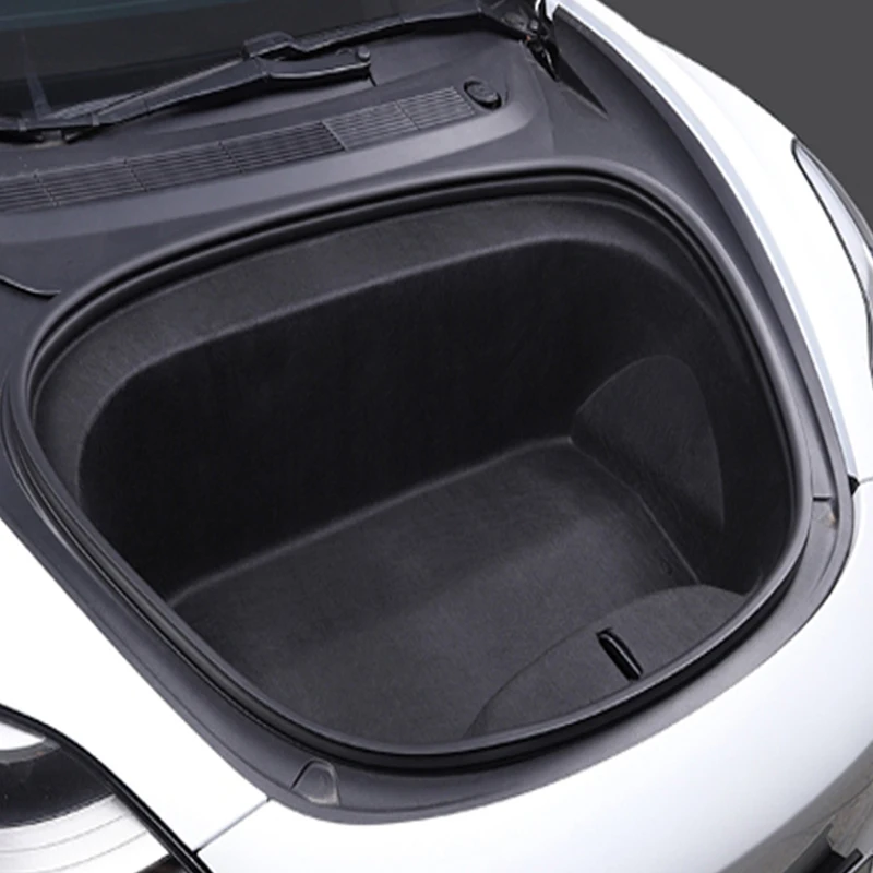 Подходит для Tesla model3 передний багаж водонепроницаемый ящик для хранения передняя крышка Накладка шумоподавление аксессуары украшения