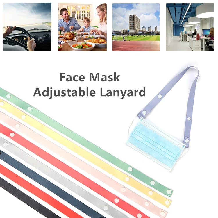 

Adjustable Face Mask Lanyard Handy Convenient Holder Rope Anti-lost Anti-drop Mask Hanging Neck Rop Halter Ropes Strap 1PCS
