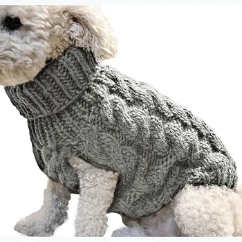 

Dog Clothes For Large Small Dogs Jacket Cat Clothing For Pet Dog Sweater Dogs Coat Chihuahua Knitted Pure Shirt Cat Vest Costume