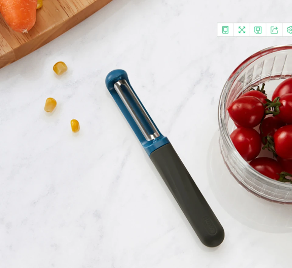 XIAOMI kalar Peeler Vegetable Fruit Peeler I & Y Type Sharp Premium Hand Peeling Tool - Red I Type  (6)
