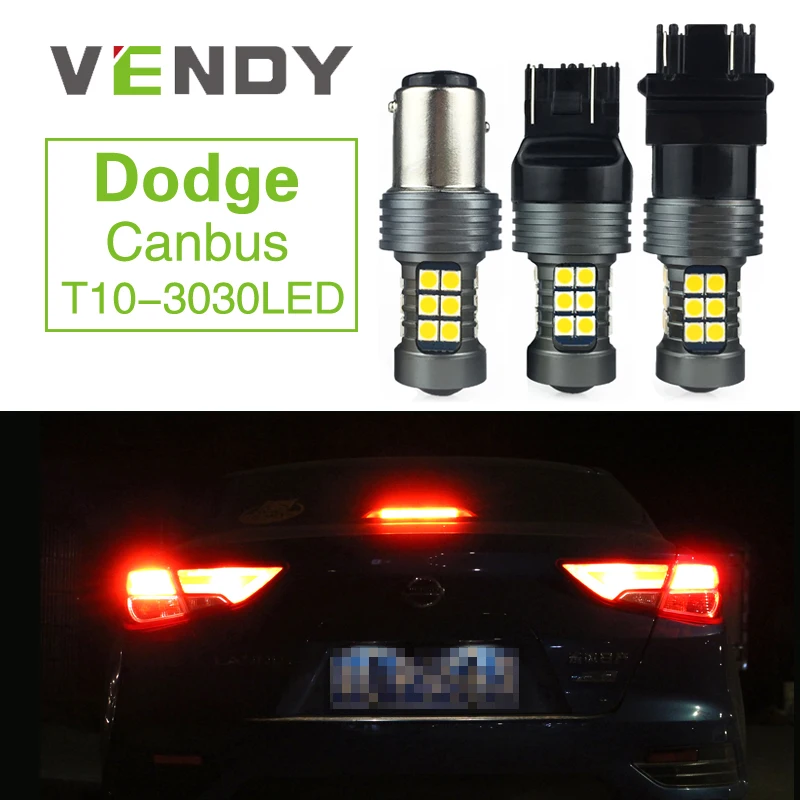 2x7443 BAY15D 3157 3156 светодиодный тормозной стояночный фонарь лампа теплый белый для Dodge
