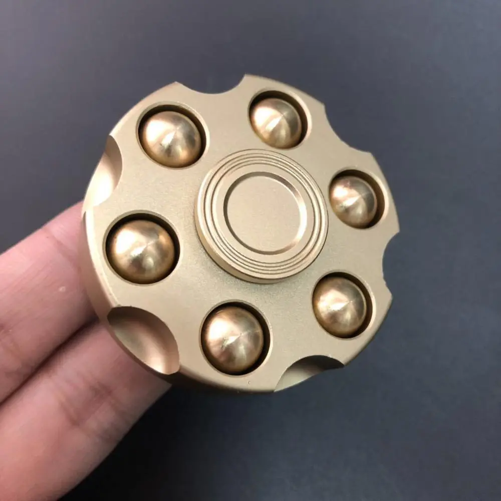 New in box Brass Fidget Spinner Metal Brass  helps with ADHD 