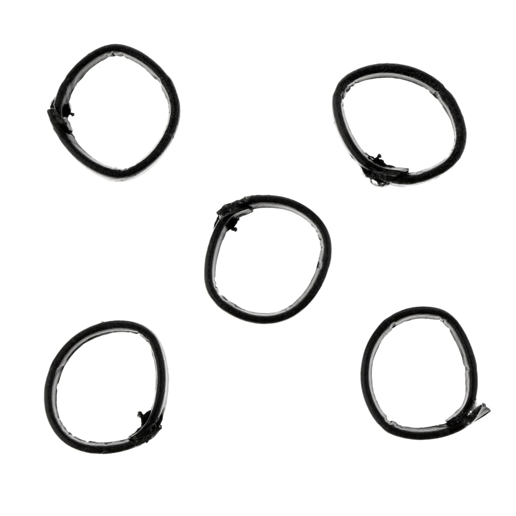 10x 22mm PU Watch Band Retainer Replace Clasp Ring Strap Loop Fastener