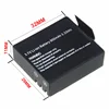 2Pcs/Set 3.7V 900mAh Rechargable Li-ion Battery For SJ4000 WiFi SJ5000 WiFi SJ6000 WIFi M10 SJ5000x Sport Action Camera DV ► Photo 2/6