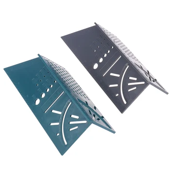 

1pc 3D Woodworking Ruler Mitre Angle Measuring Gauge Square Size Measure Tool
