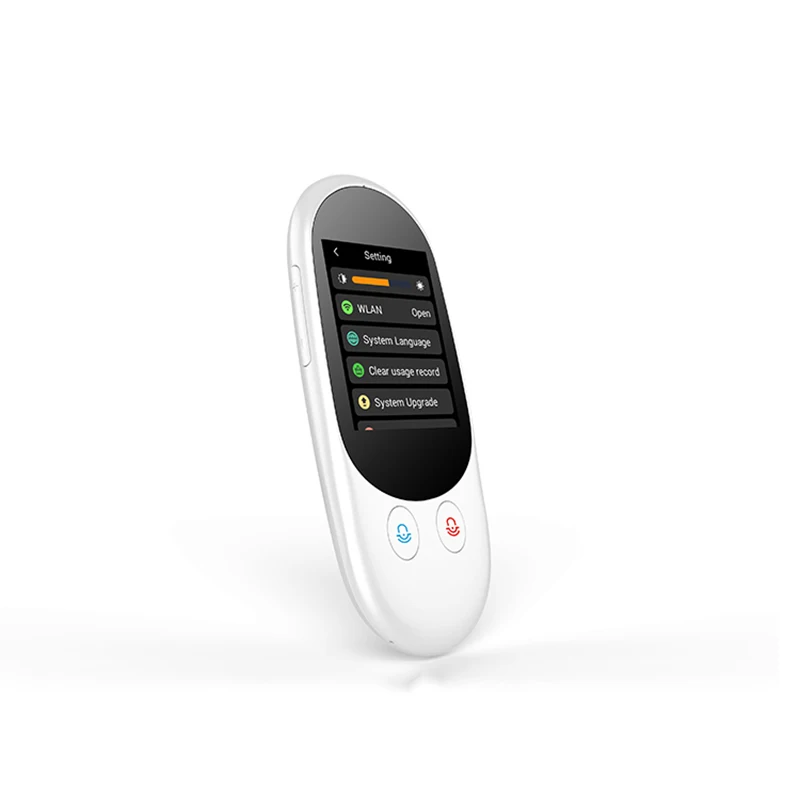 Portable WIFI Intelligent Global Voice Translator RealTime Multilanguage Interpreter Communication facilitation USB rechargeable - Цвет: Белый