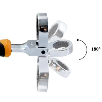 

Hand Tools Ratchet Wrench Chrome Vanadium Steel 190mm Accessories Adjustable Repair