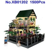 Xb01202 1500 шт романтическое сердце набор с светильник usb строительный блок игрушка