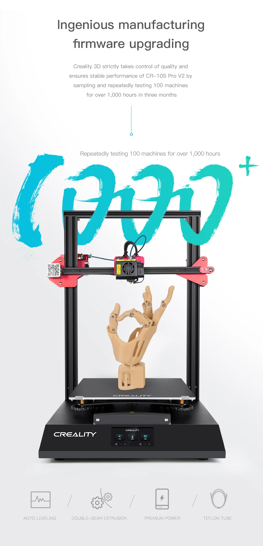 Tanie Ender CR-10S Pro V2 drukarka 3D o wysokiej precyzji z sklep