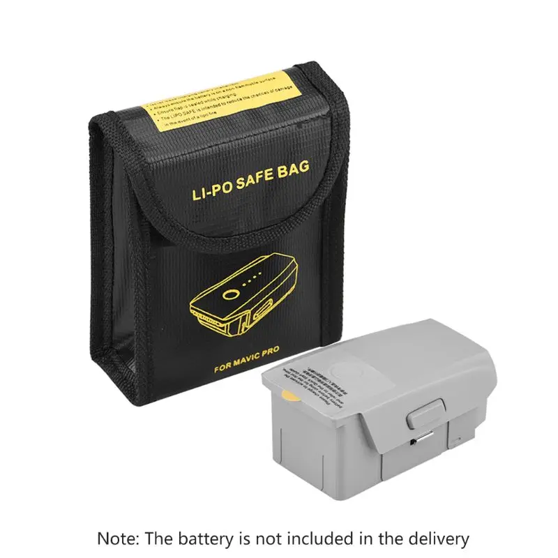 

Safe Battery Bag Explosion-Proof Lipo Safety Guard Carrying Pouch Storage Case Holder for DJI Mavic Air 2 Drone Accessories