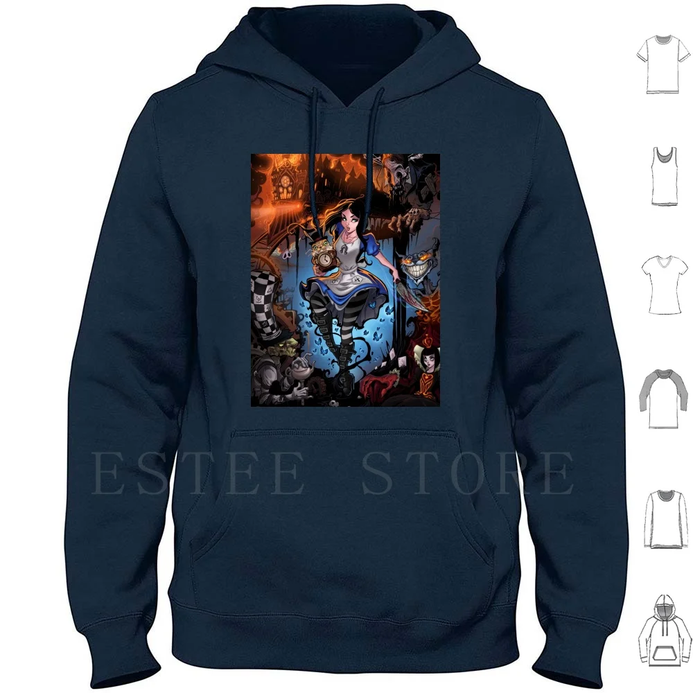 Alice In Felpe Con Cappuccio Abel Abelart Abel Art Up Alice In Alice Red Queen Alice Madness Returns Dark Alice Vorpal