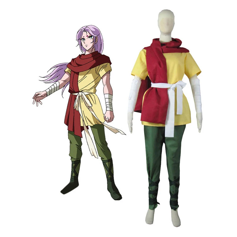 Saint Seiya Soul of Gold-Inspired Aries Mu Gold Cloth Cosplay Costume for Adults and Kids