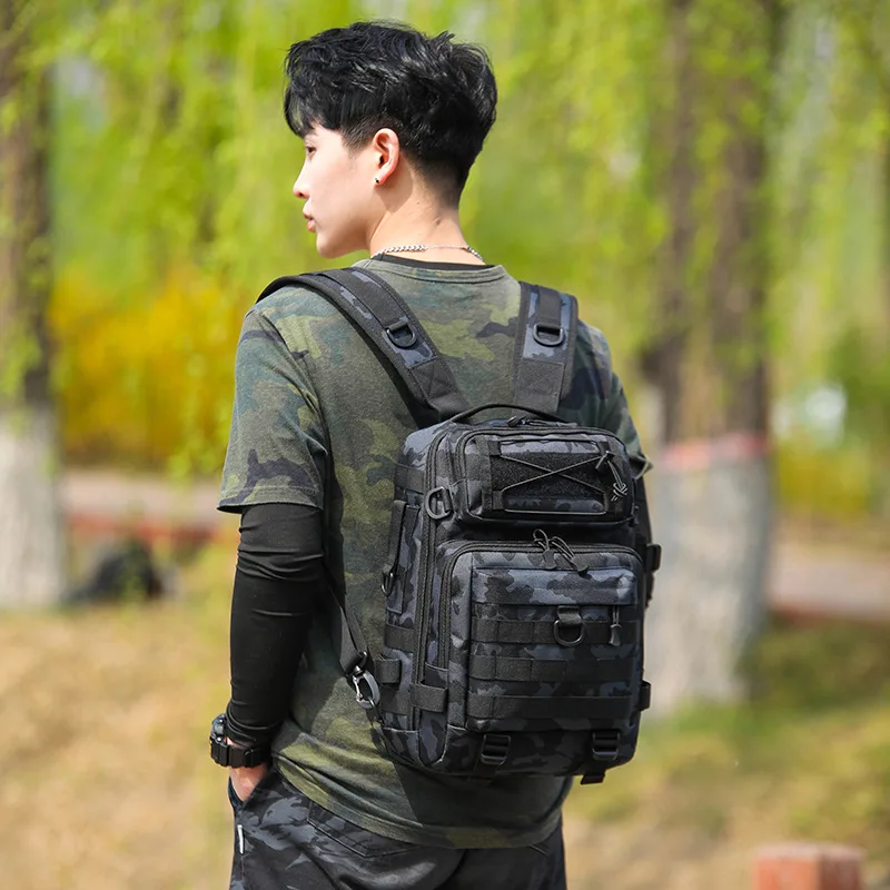 Outdoor Fishing Backpack Hunting Climbing Waterproof Tactical Backpack  Shoulder Tackle Lure Bag Camping Travel Waist Bag XA761Y - AliExpress