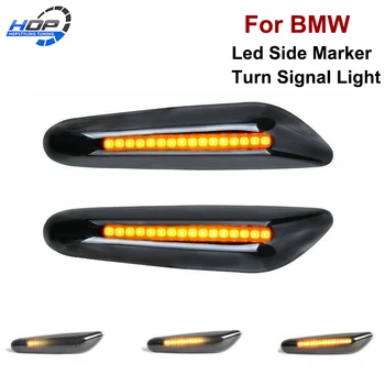 

2x Flowing Turn Signal Light Dynamic LED Side Marker Light 12v Side Repeater Lamp For BMW X3 E83 X1 E84 X5 X53 E60 E61 F10 E46