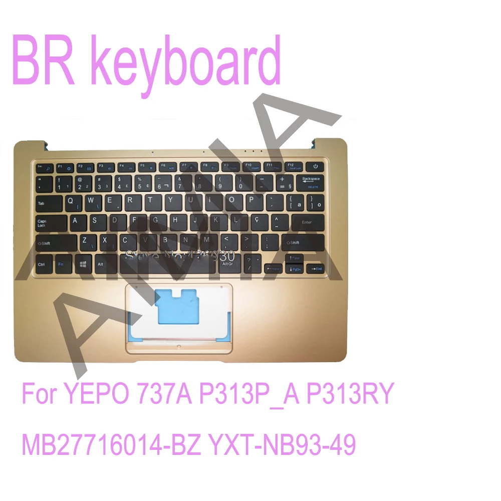 Новая золотая/серебряная/синяя Подставка для рук BR-клавиатура YEPO 737A p313p _ A P313RY
