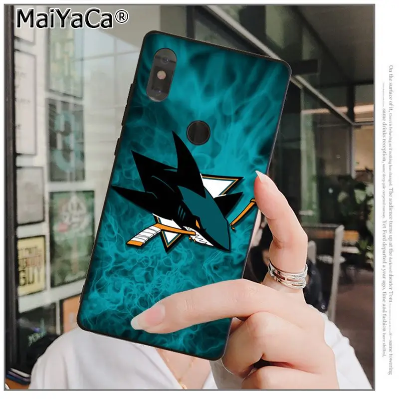 Чехол для телефона MaiYaCa San Jose Sharks высокого качества для xiaomi mi 6 8 se note2 3 mi x2 redmi 5 5plus note 4 5 5 - Цвет: A15