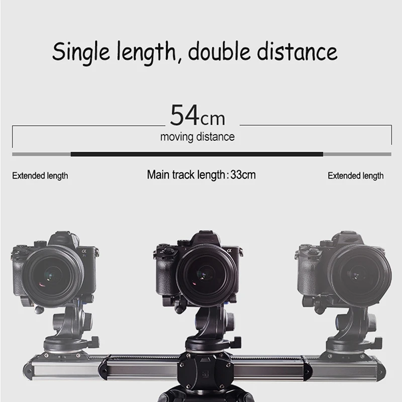  Promotion--Professional Micro-2 Smartphone Camera Video Slider Macro Travel Track Slider Dolly Trac