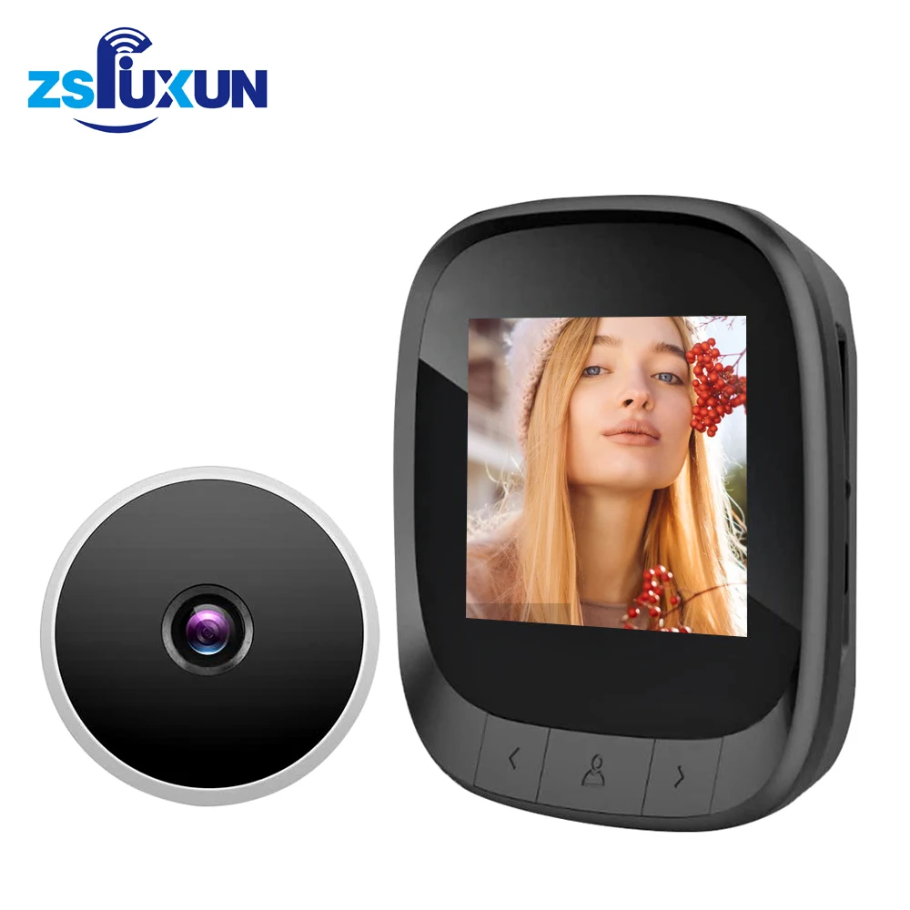Smart Home Video Door Eye Viewer, 2.4in Infrared Smart Visual Digital ...