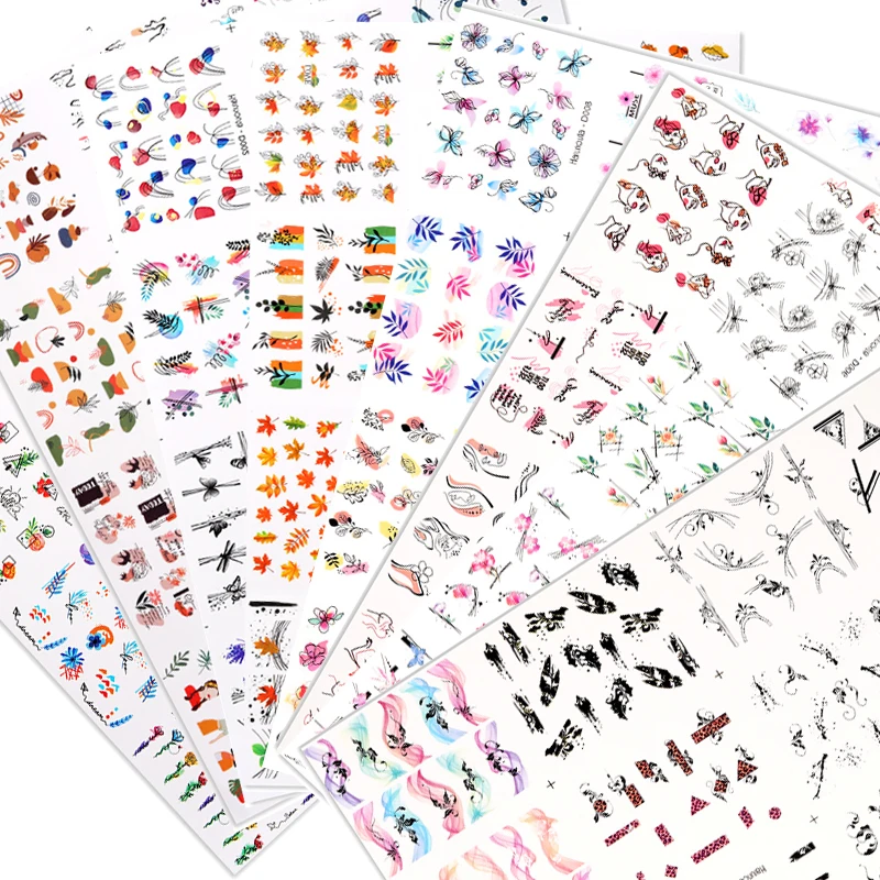 Special Offers Nail-Sticker Sliders Manicures-Decoration Water-Transfer-Decals Flower-Leaves Harunouta 9YaLQNkNz0z