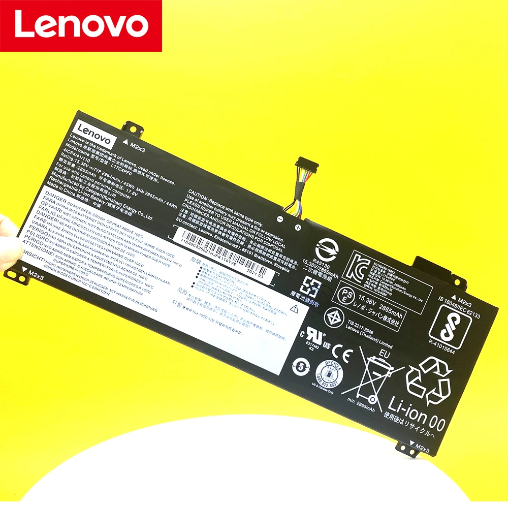 Nova Bateria do Portátil Original para Lenovo Xiaoxin ar 13iwl Iml Ideapad S53013iwl L17m4pf0 L17c4pf0 - Imagem 2