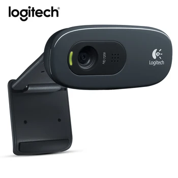

Original Logitech C270 HD Vid 720P Webcam Built-in Micphone USB2.0 Mini Computer Camera for PC Laptop Web Cam