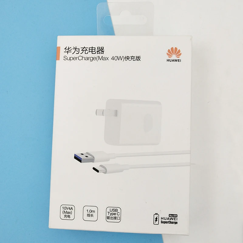 usb c 30w Huawei Supercharge Fast Charger Max 40W 10V/4A With 5A Cable For Huawei P30 P40 Nova 5 5t 7 Pro Mate 30 20 Pro Magic 2 Honor V30 usb charger 12v