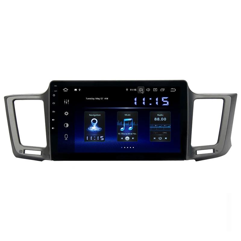 10 2 &quotAndroid 0 автомобильное радио для Toyota RAV4 2014 2015 2016 2017 GPS Navi 8 ядерный 4 Гб + 64